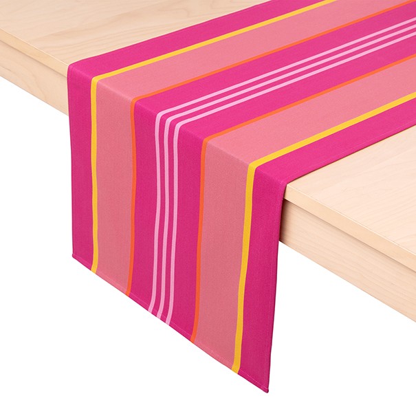 Coated canvas table runner