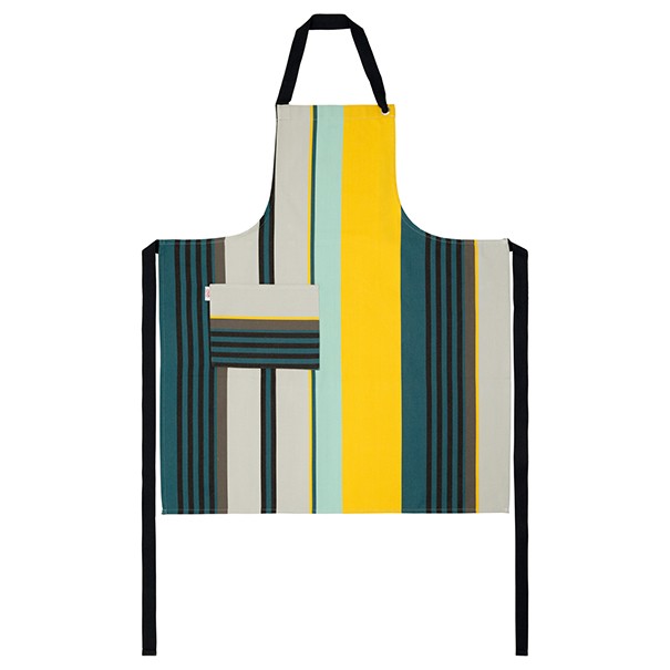 Adjustable organic cotton apron Milian Vert