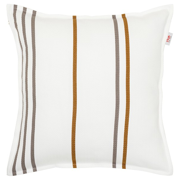 Housse de coussin / coussin carré 40*40cm Adela blanc coton bio