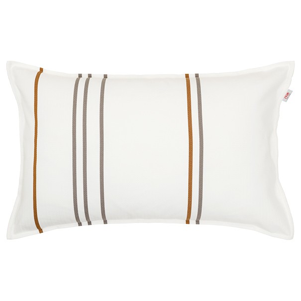 Housse de coussin rectangulaire 45*70cm Adela Blanc, coton bio