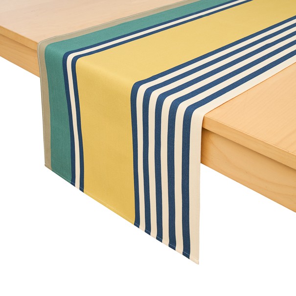 Coated canvas table runner